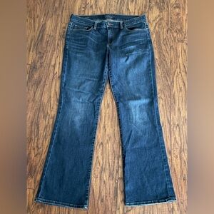 Lucky Brand Stretch Sweet Bootcut Denim Jeans Women Size 12 / 31 Blue Riding Fit